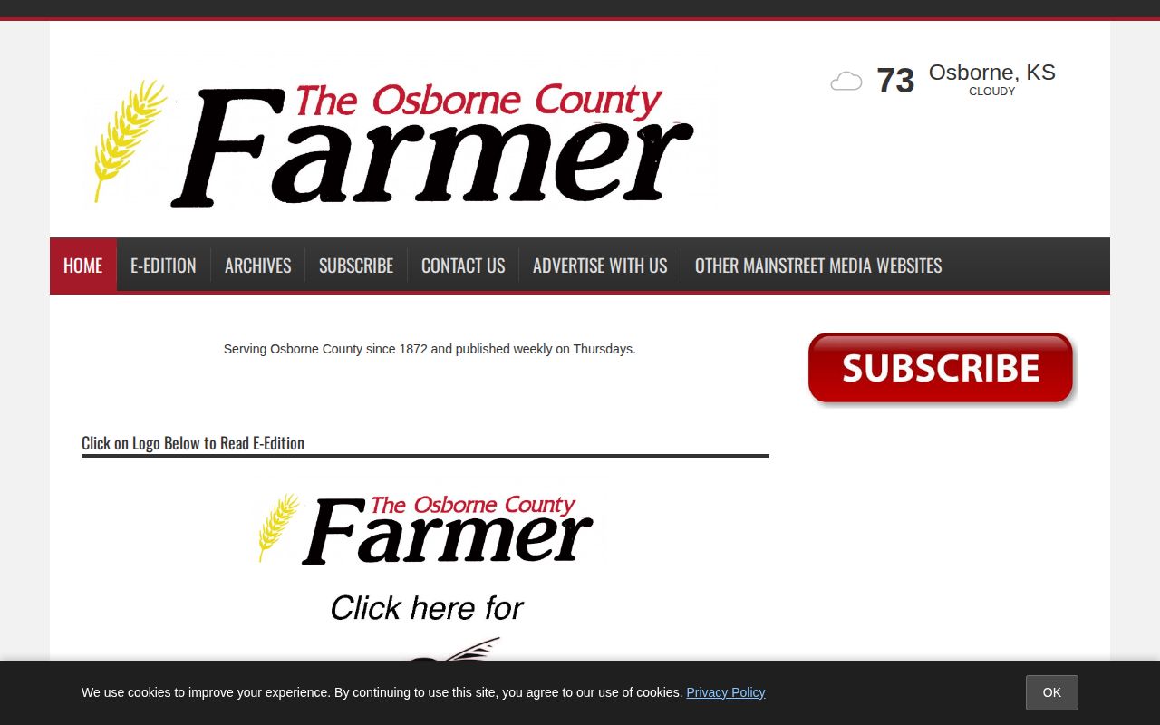Osborne County Farmer arrest news landing page